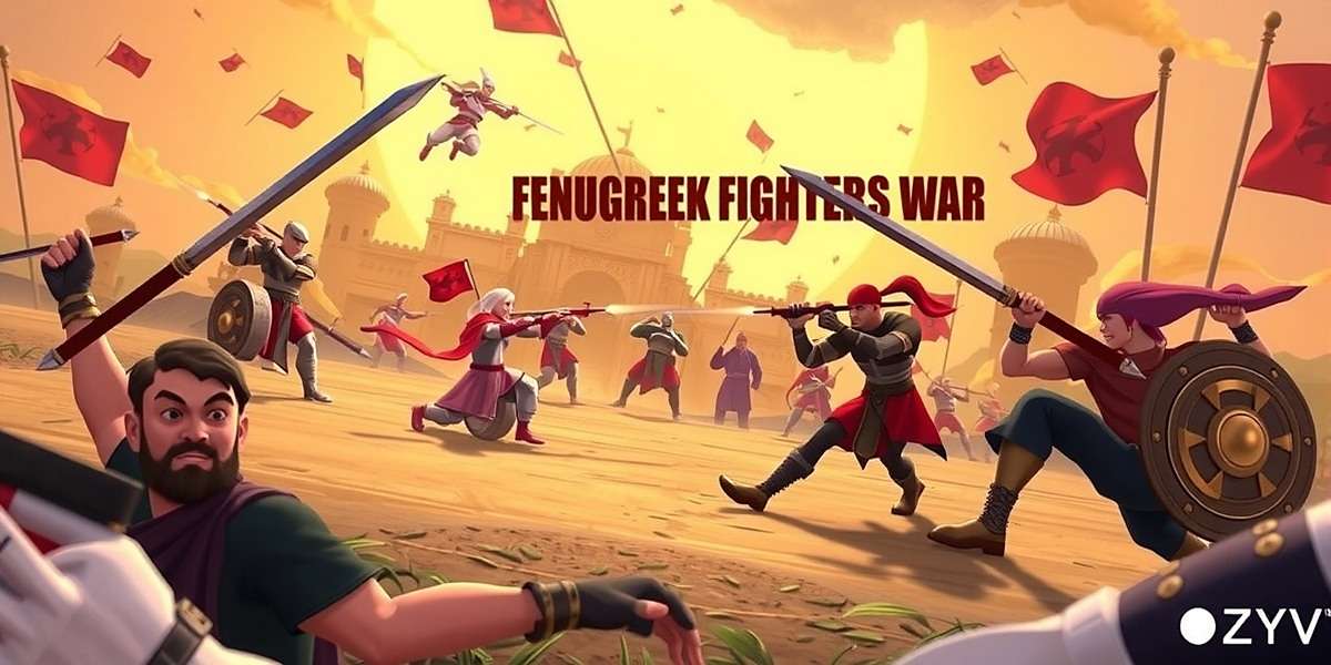Fenugreek Fighters War multiplayer battle showing warriors from different regions fighting together